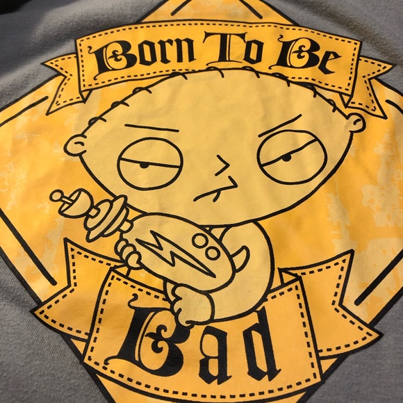 Family Guy Stewie Youth L shirt Born to be bad - Picture 3 of 4